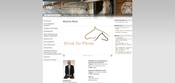 Klinik für Pferde der Ludwig-Maximilians Universität München